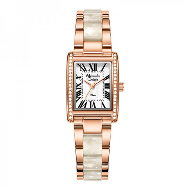 Alexandre Christie AC 2C03 Rosegold White LHBRGSL